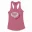 Hello Dubai Ah? Women's Racerback Tank in Solid Hot Pink Color